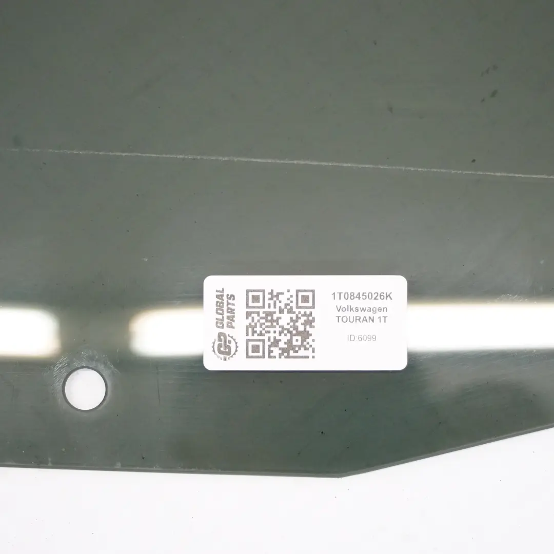 Door Window Glass Tinted AS3 Rear Right O/S to Volkswagen Touran 1T with Part number 1T0845026K Volkswagen Touran 1T Door Window Glass Tinted AS3 Rear Right O/S - SKU 1T0845026K - Part number 1T0845026K