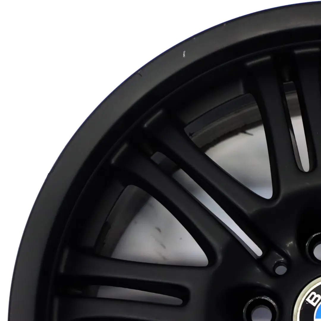 Front Alloy Wheel 18" 8J ET:47 M Double Spoke 67 BMW E46 M3 Black - SKU 2229950-2 - Part number 2229950