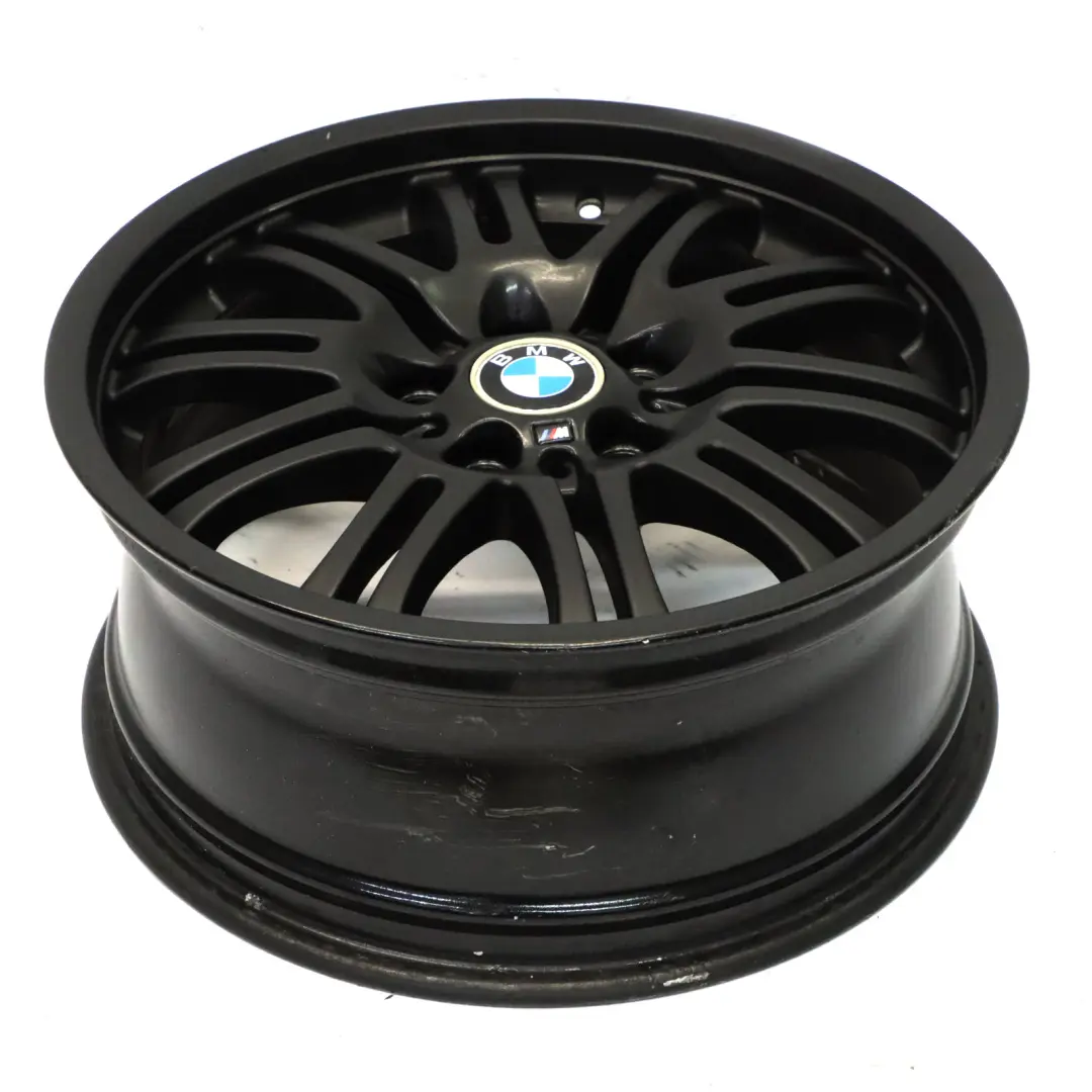Front Alloy Wheel 18" 8J ET:47 M Double Spoke 67 BMW E46 M3 Black - SKU 2229950-2 - Part number 2229950