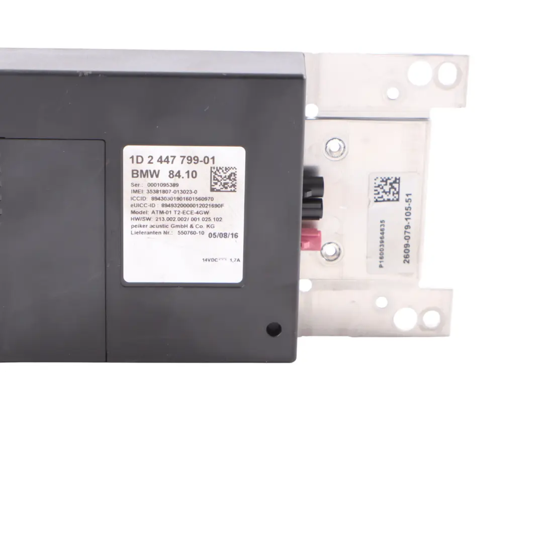 Bluetooth Telematic Control Module Unit to BMW M6 F13 X3 F25 F32 F33 with Part number 2447799 BMW M6 F13 X3 F25 F32 F33 Bluetooth Telematic Control Module Unit - SKU 2447799 - Part number 2447799