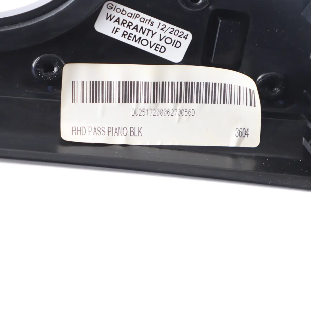 E57 LCI Dashboard Panel Trim Cover Panel Piano Black to Mini Cooper R55 R56 with Part number 2752156 Mini Cooper R55 R56 E57 LCI Dashboard Panel Trim Cover Panel Piano Black - SKU 2752156-2 - Part number 2752156