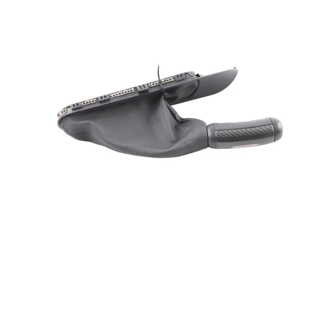 Handbrake Level Cover Black to Mini Cooper 5 R56 R55 R57 LCI with Part number 2752940 Mini Cooper 5 R56 R55 R57 LCI Handbrake Level Cover Black - SKU 2752940-5 - Part number 2752940