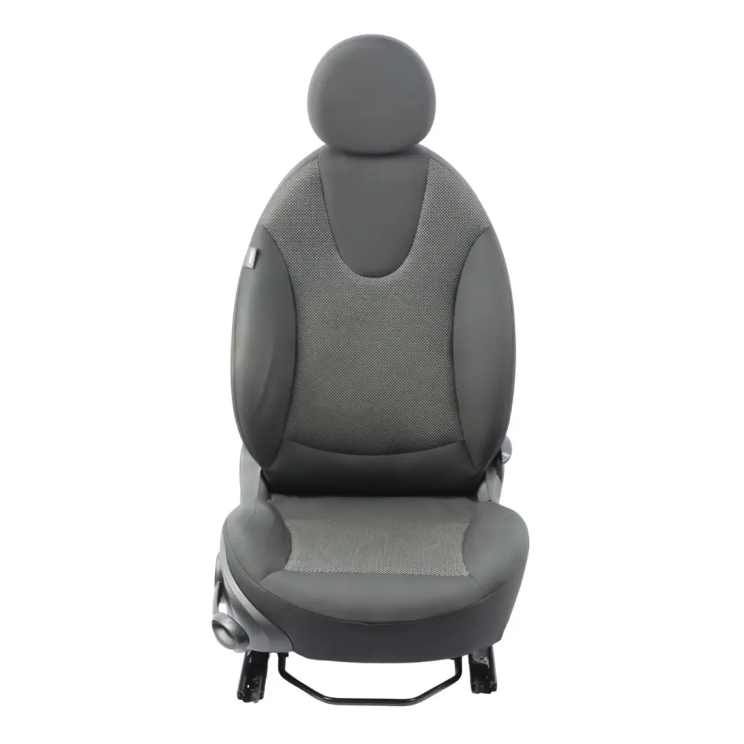 Mini Cooper One R55 R56 Seat Front Right O/S Cloth Fabric Cosmos Carbon Black - SKU 2753432-3 - Part number 2753432