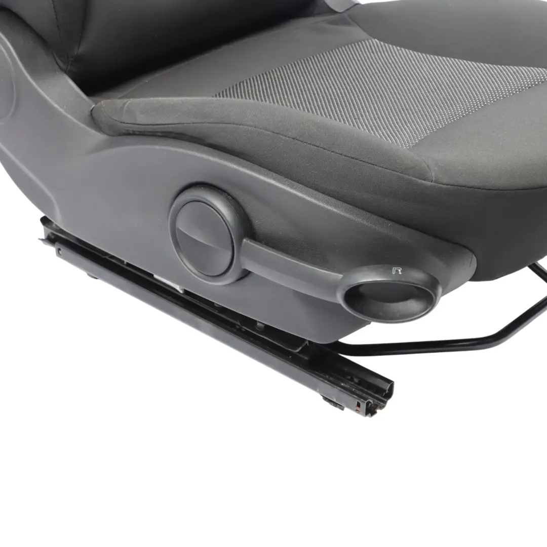 Mini Cooper One R55 R56 Seat Front Right O/S Cloth Fabric Cosmos Carbon Black - SKU 2753432-3 - Part number 2753432