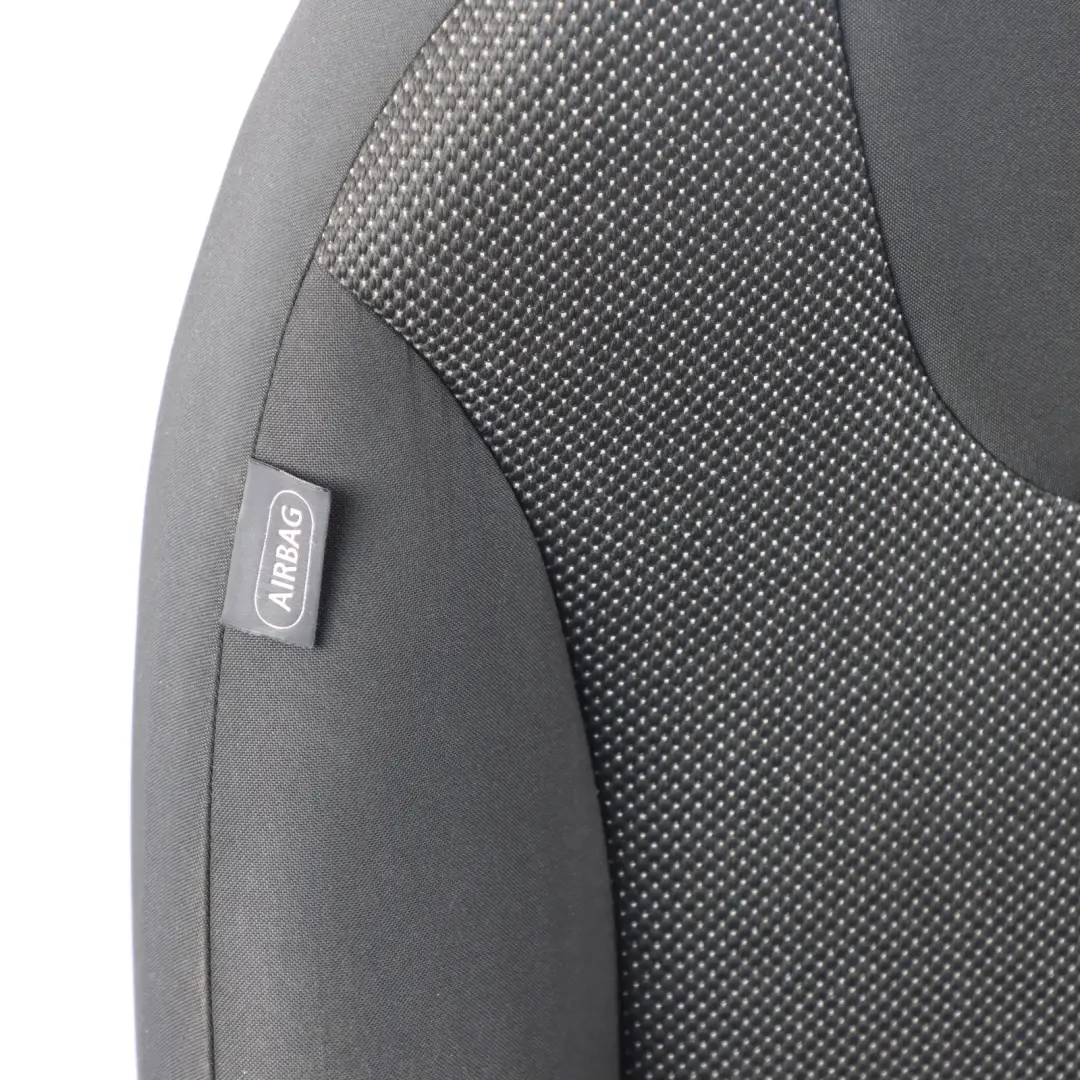 Mini Cooper One R55 R56 Seat Front Right O/S Cloth Fabric Cosmos Carbon Black - SKU 2753432-3 - Part number 2753432