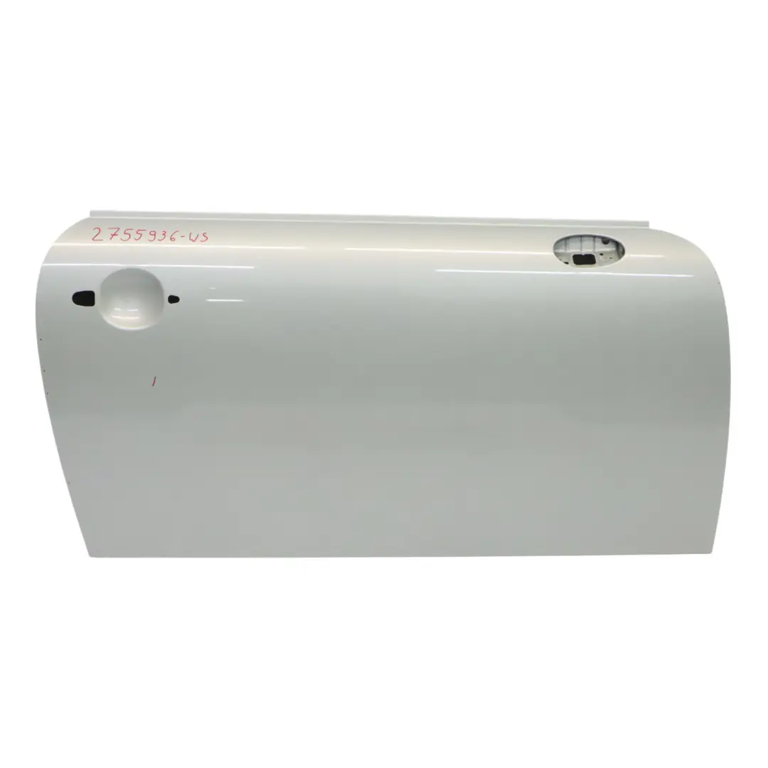 Mini R55 R56 R57 R58 Door Front Right O/S White Silver Metallic - A62 - SKU 2755936-WS - Part number 2755936