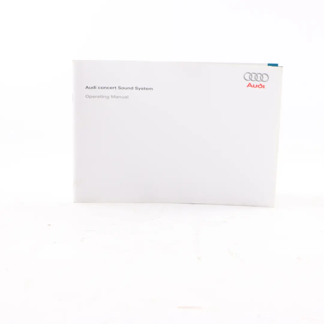 Audi A4 B8 Manuale Proprietario Libro Istruzioni Custodia Custodia - SKU 2915618K220 - Numero di parte 2915618K220