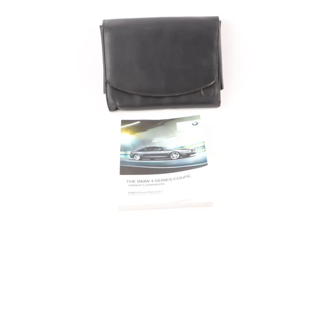 BMW F32 Owner's Manual English Handbook Case Wallet Pouch - SKU 2966159-1 - Part number 2966159