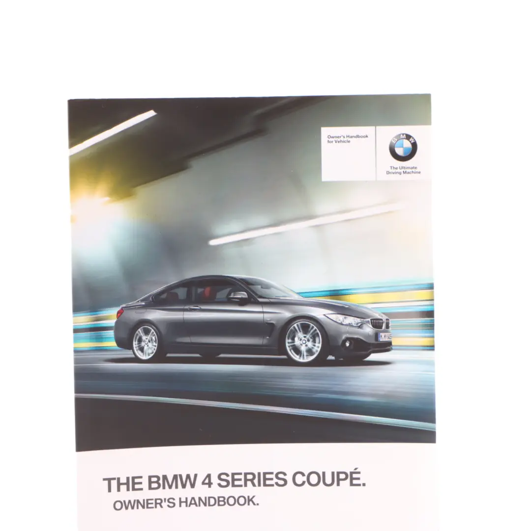 BMW F32 Owner's Manual English Handbook Case Wallet Pouch - SKU 2966159-1 - Part number 2966159