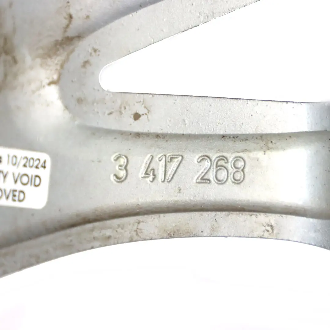 Alloy Rim Y-Spoke 191 19" 9J ET:51 to BMW X3 E83 Silver Rear Wheel with Part number 3417268 BMW X3 E83 Silver Rear Wheel Alloy Rim Y-Spoke 191 19" 9J ET:51 - SKU 3417268-4 - Part number 3417268