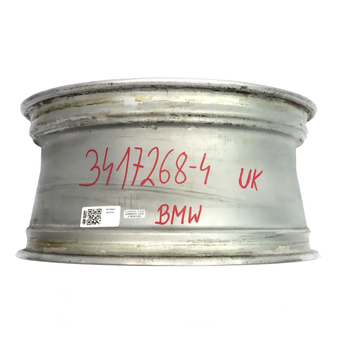 BMW X3 E83 Silver Rear Wheel Alloy Rim Y-Spoke 191 19" 9J ET:51 - SKU 3417268-4 - Part number 3417268