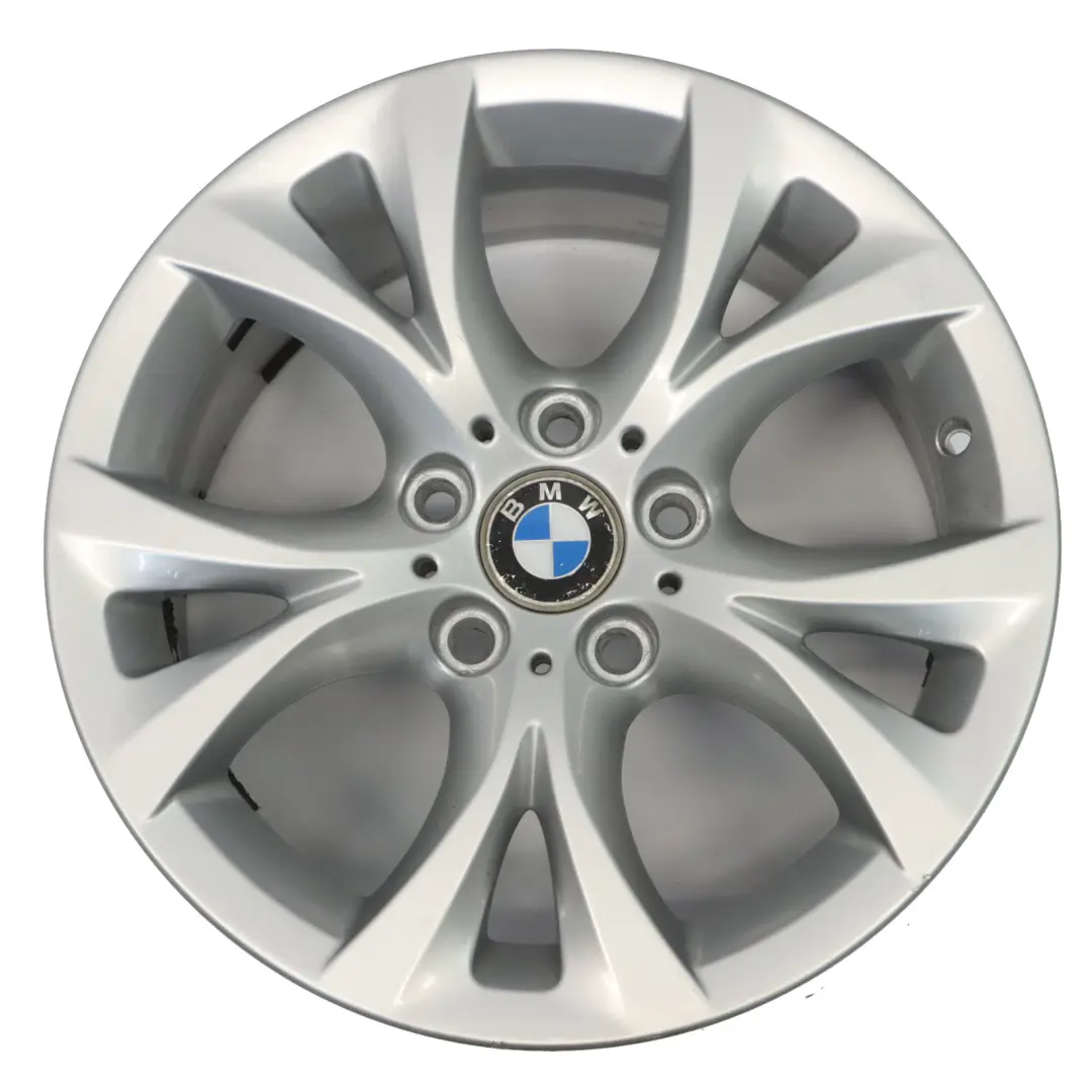 Alloy Wheel Rim 17" V-spoke 279 8J ET:46 to BMW X3 E83 Silver with Part number 3451879 BMW X3 E83 Silver Alloy Wheel Rim 17" V-spoke 279 8J ET:46 - SKU 3451879-4 - Part number 3451879