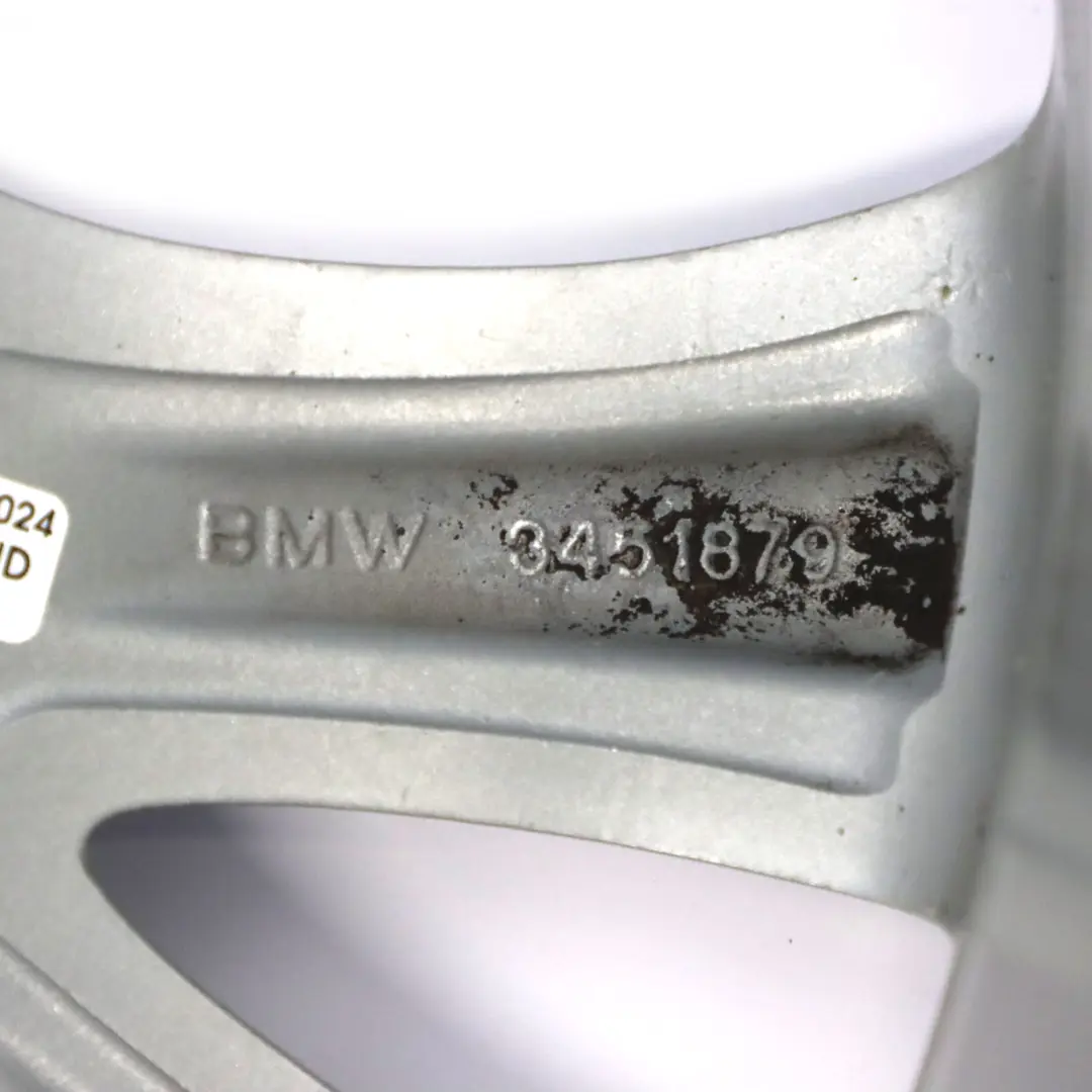 Alloy Wheel Rim 17" V-spoke 279 8J ET:46 to BMW X3 E83 Silver with Part number 3451879 BMW X3 E83 Silver Alloy Wheel Rim 17" V-spoke 279 8J ET:46 - SKU 3451879-4 - Part number 3451879