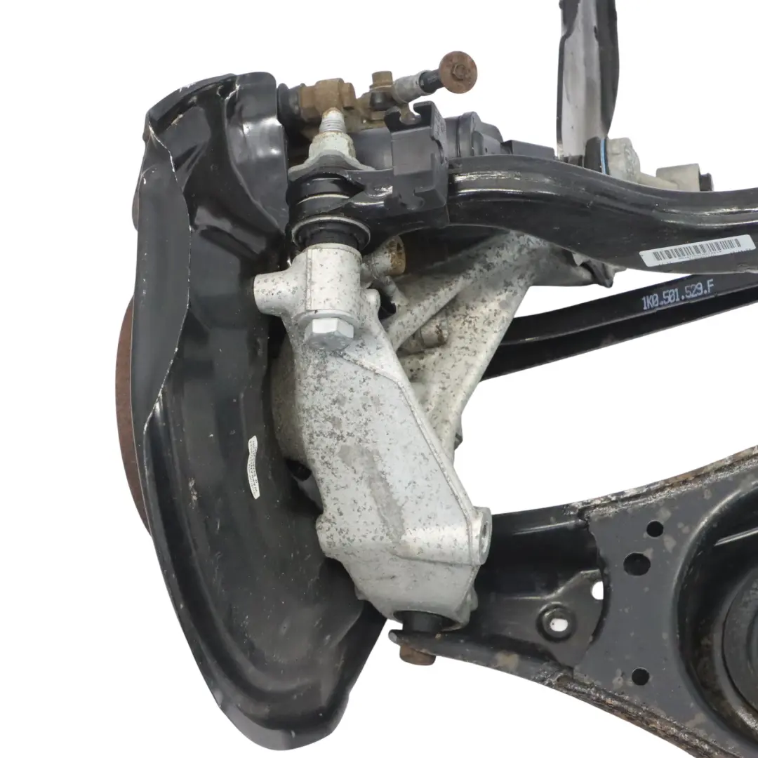VW Tiguan 5N Suspensión Trasera Pierna Izquierda Rueda Cubo Disco - SKU 3C0505433K-2 - Número de pieza 3C0505433K
