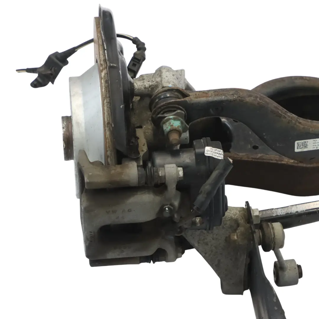 Fahrwerksbein hinten links Radträger Bremsscheibe Bremssattel für Audi Q3 8U mit Teilenummer 3C0505434G Audi Q3 8U Fahrwerksbein hinten links Radträger Bremsscheibe Bremssattel - SKU 3C0505434G-3 - Teilenummer 3C0505434G