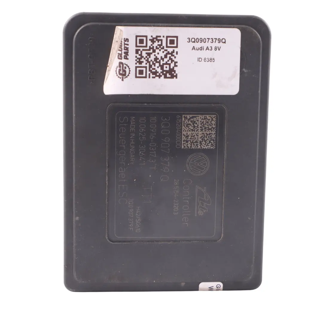 Audi A3 8V ABS Modulador Control Bomba Módulo Unidad Hidráulica - SKU 3Q0907379Q - Número de pieza 3Q0907379Q