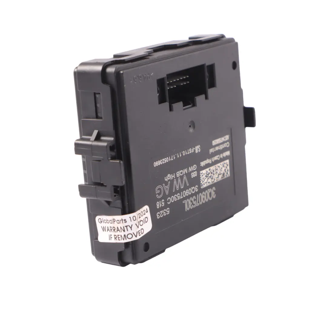 VW Volkswagen Golf SV Module de l'unité de contrôle ECU GW MQB High - SKU 3Q0907530L - Numéro de pièce 3Q0907530L