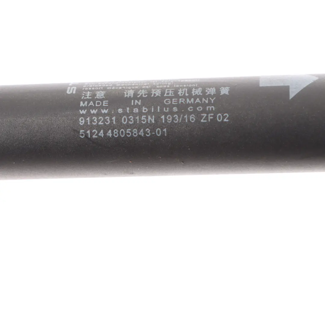 Boot Lid Trunk Strut High Pressure Right Left N/O/S to BMW F13 with Part number 4805843 BMW F13 Boot Lid Trunk Strut High Pressure Right Left N/O/S - SKU 4805843 - Part number 4805843