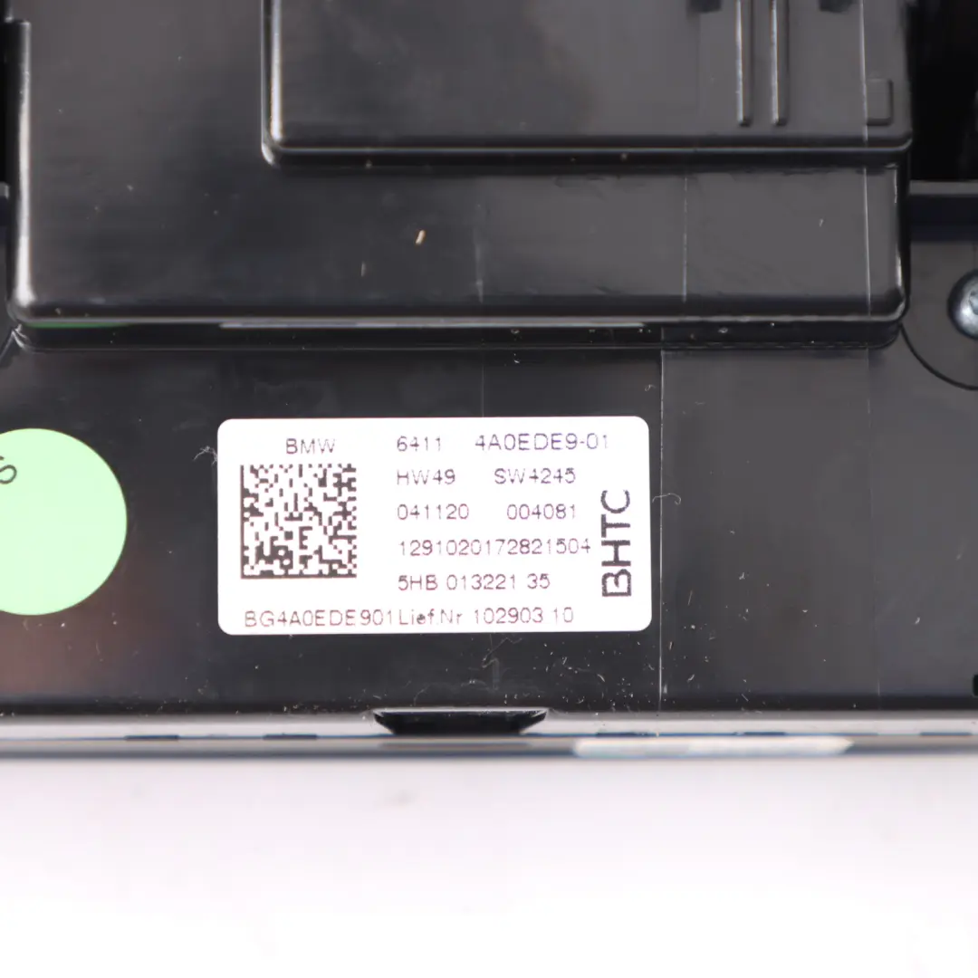 Climate Control Panel BMW F40 F44 A/C Heater Controller Unit Switch to with Part number 4A0EDE9 Climate Control Panel BMW F40 F44 A/C Heater Controller Unit Switch - SKU 4A0EDE9 - Part number 4A0EDE9