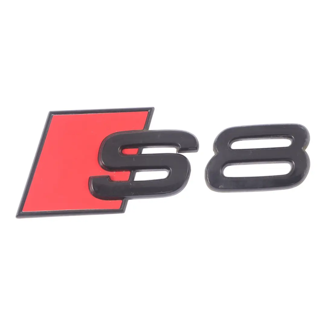 Portellone posteriore Tronco Emblema Badge S8 Etichetta per Audi S8 D3 con numero di parte 4D0853735A Audi S8 D3 Portellone posteriore Tronco Emblema Badge S8 Etichetta - SKU 4D0853735A - Numero di parte 4D0853735A