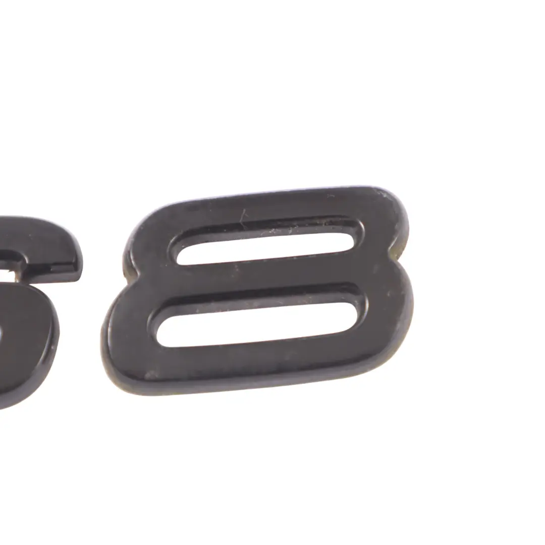 Heckklappe Kofferraum Emblem Abzeichen S8 Schriftzug Label für Audi S8 D3 mit Teilenummer 4D0853735A Audi S8 D3 Heckklappe Kofferraum Emblem Abzeichen S8 Schriftzug Label - SKU 4D0853735A - Teilenummer 4D0853735A
