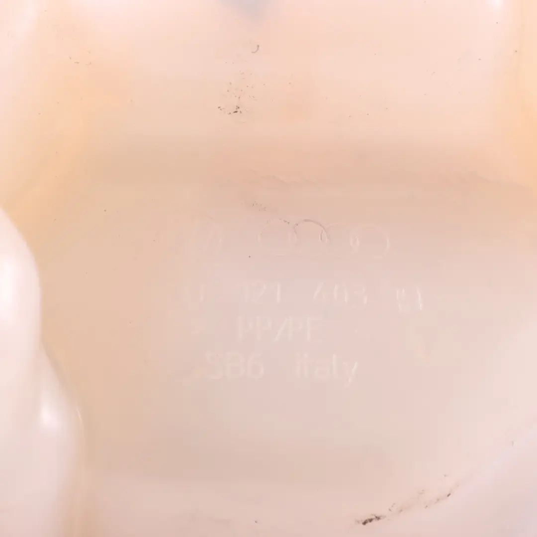 Coolant Expansion Tank Reservoir Bottle Fluid Tank to Audi S8 D3 with Part number 4E0121403H Audi S8 D3 Coolant Expansion Tank Reservoir Bottle Fluid Tank - SKU 4E0121403H - Part number 4E0121403H