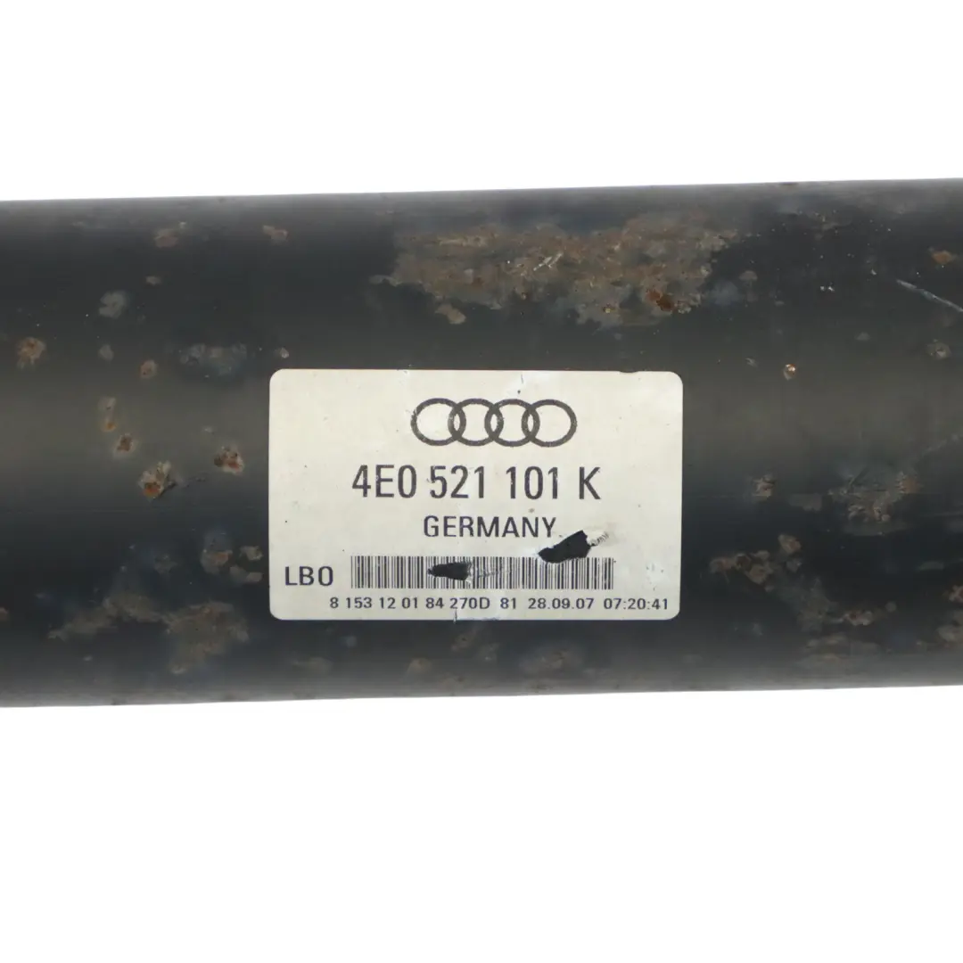 Audi S8 D3 5.2 FSI V10 BSM Quattro Prop Kardanwelle - SKU 4E0521101K - Teilenummer 4E0521101K