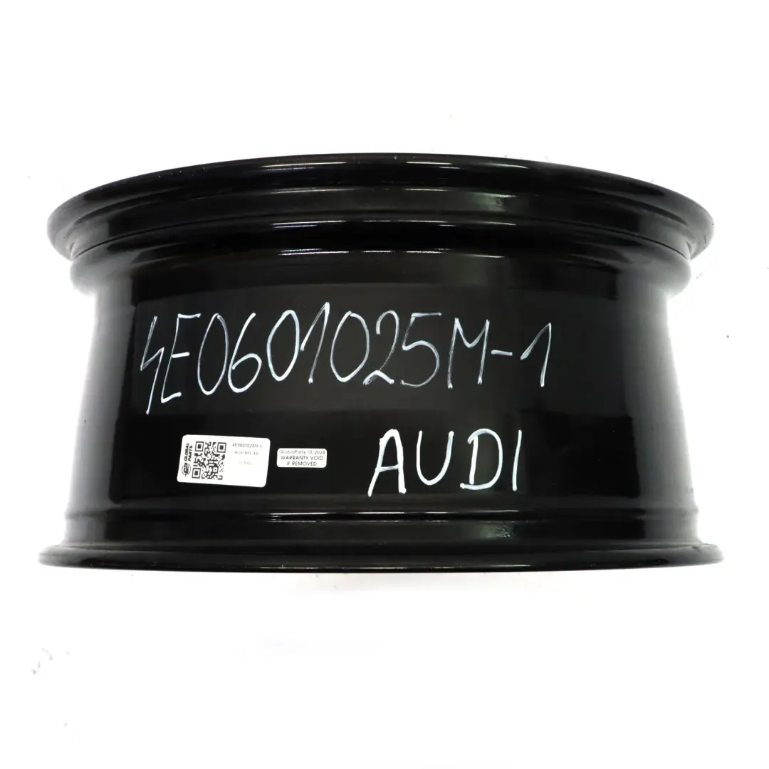 Audi A8 D3 Noir Jante Alliage 18" 8.5J ET45 Star Spoke 4E0601025M - SKU 4E0601025M-1 - Numéro de pièce 4E0601025M-1