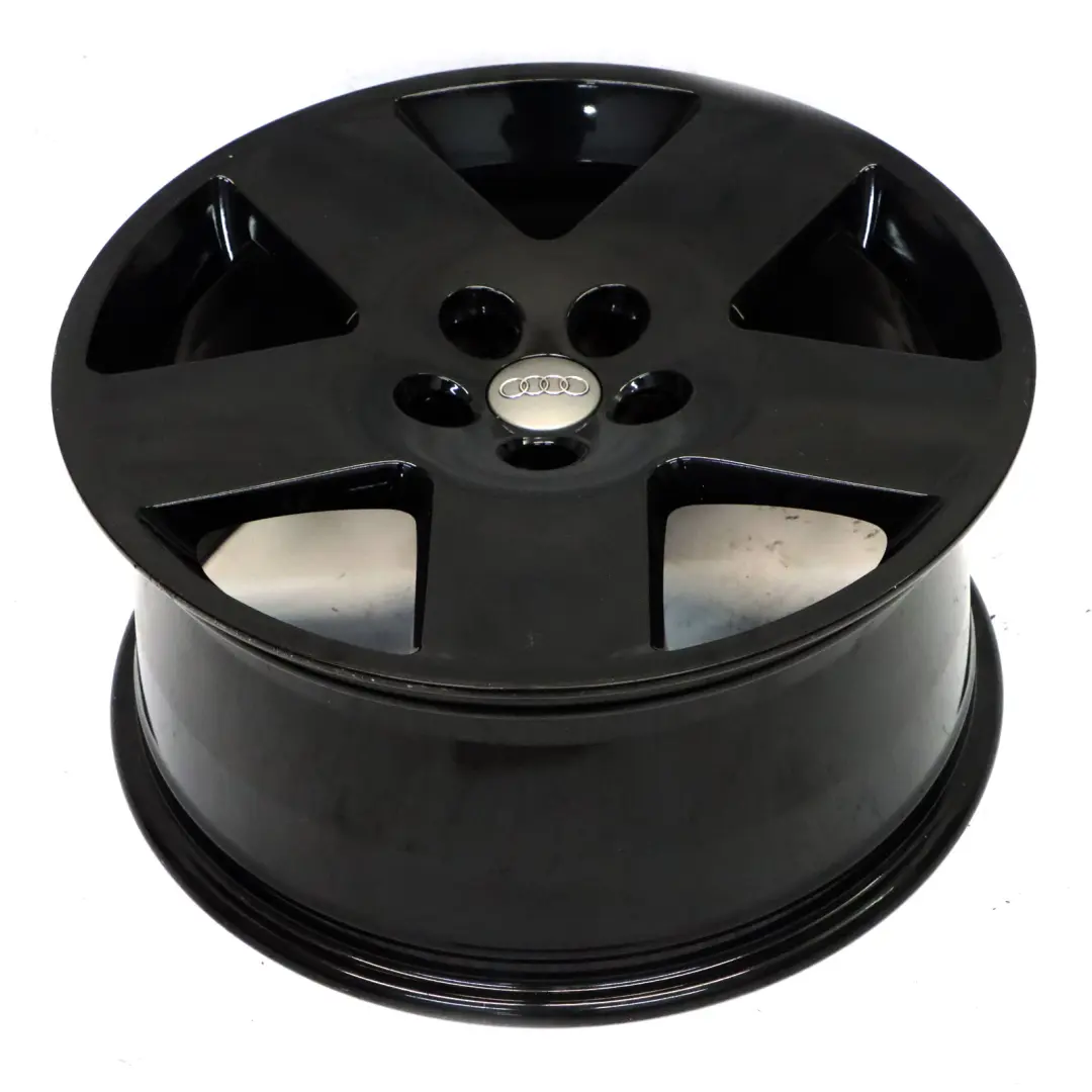 Audi A8 D3 Cerchio in lega nero 18" 8.5J ET45 Star Spoke 4E0601025M - SKU 4E0601025M-1 - Numero di parte 4E0601025M-1