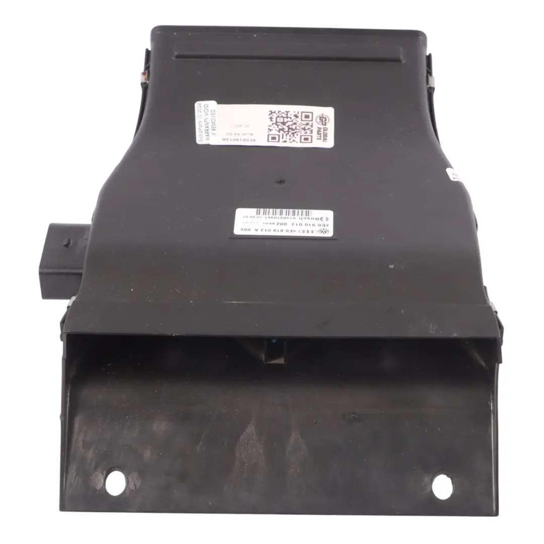 Audi S8 D3 Rear Electric Heater Matrix Air Duct Channel - SKU 4E0819013A - Part number 4E0819013A