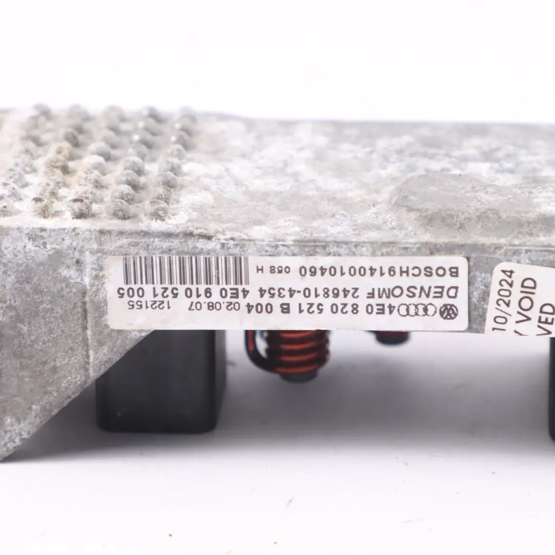 Audi S8 D3 Motore soffiatore riscaldatore ventola resistore - SKU 4E0820521C - Numero di parte 4E0820521C