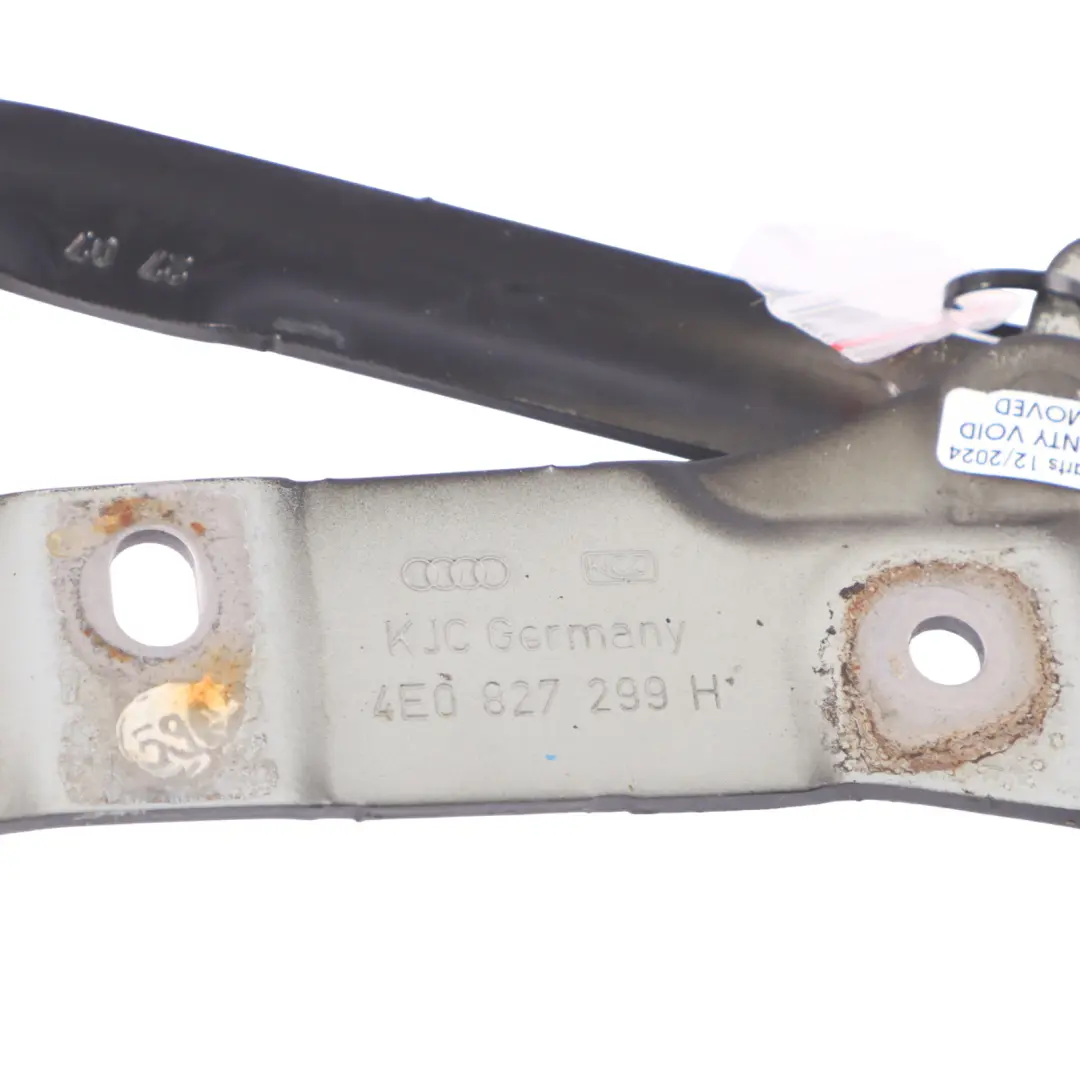 Heckklappe Scharnier Links Phantom Schwarz Z9Y für Audi S8 D3 mit Teilenummer 4E0827299H Audi S8 D3 Heckklappe Scharnier Links Phantom Schwarz Z9Y - SKU 4E0827299H-PHB - Teilenummer 4E0827299H