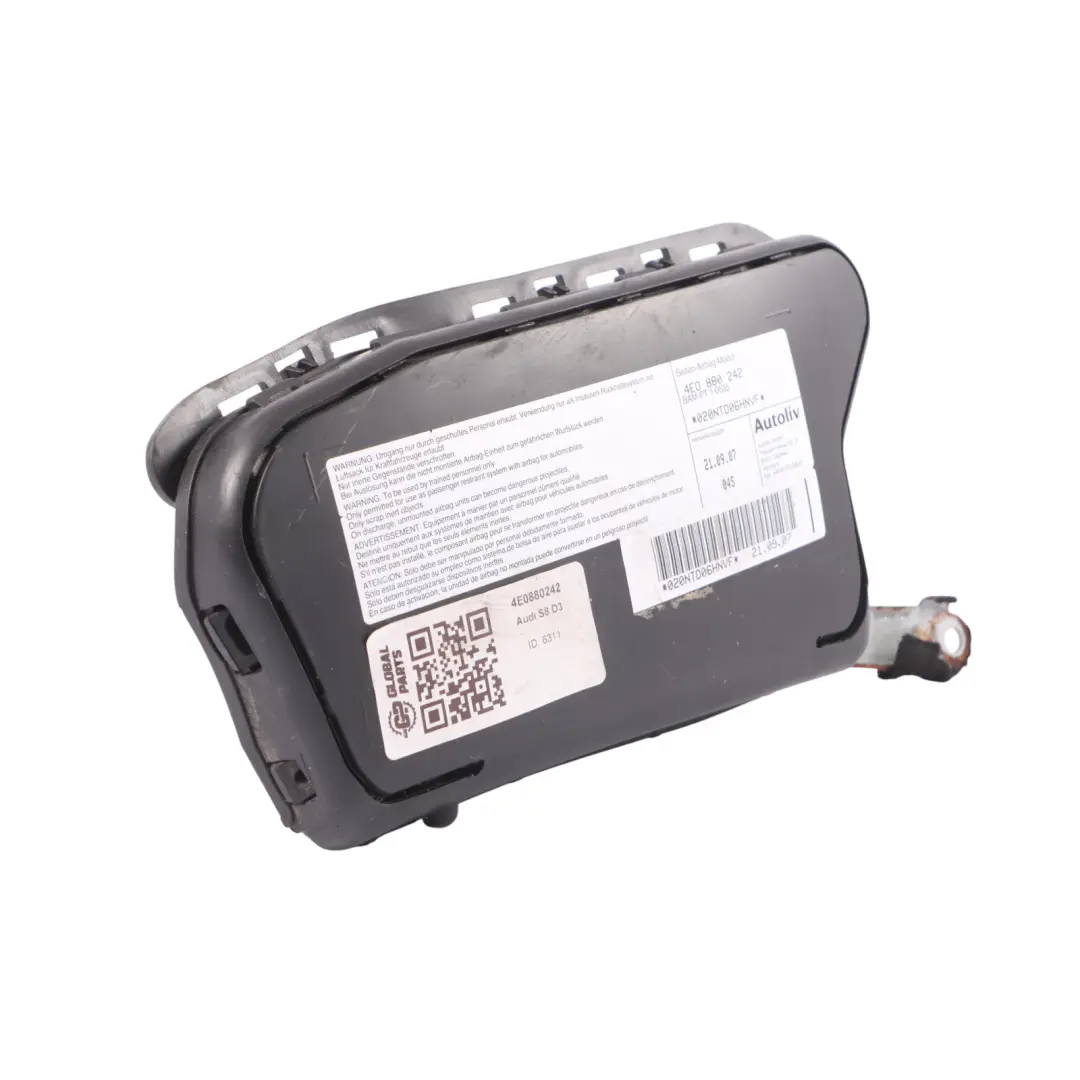 Audi S8 D3 A8 4E2 Poduszka Airbag Fotela Przód Prawa - SKU 4E0880242 - Numer Części 4E0880242
