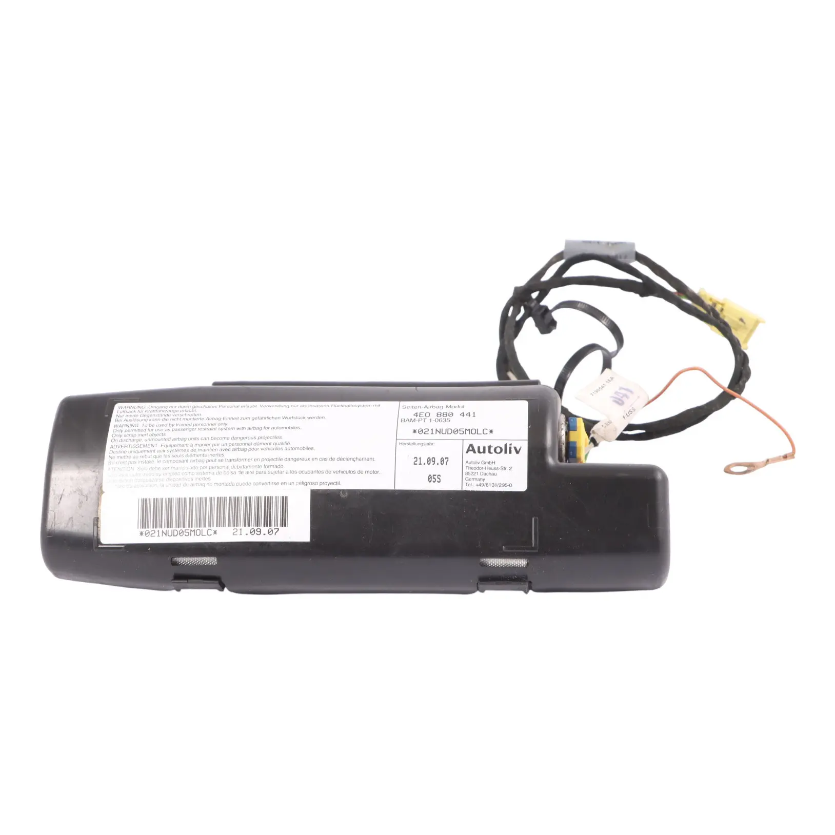 Audi S8 D3 Rear Seat Air Module Left N/S 4E0880441