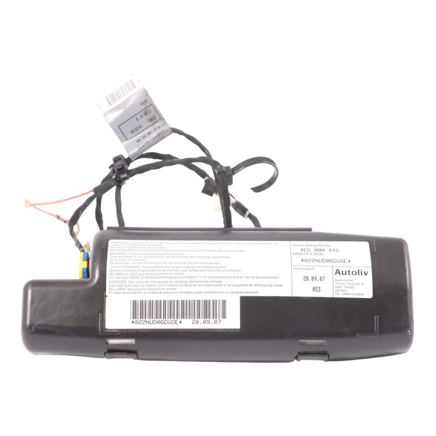 Audi S8 D3 Rear Seat Air Module Right O/S 4E0880442