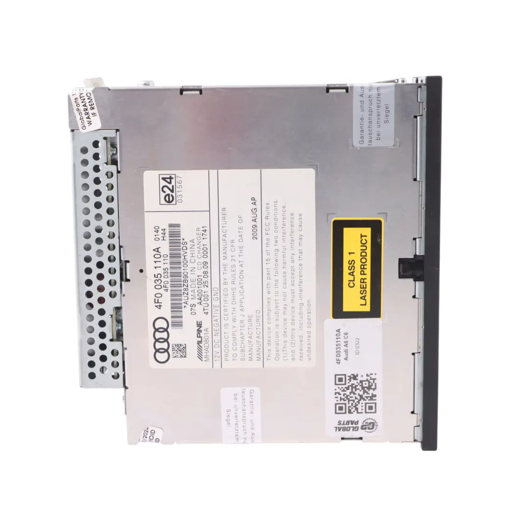 Player Changer Module Multimedia Control Unit pour Audi A6 C6 CD à propos du numéro de pièce 4F0035110A Audi A6 C6 CD Player Changer Module Multimedia Control Unit - SKU 4F0035110A - Numéro de pièce 4F0035110A