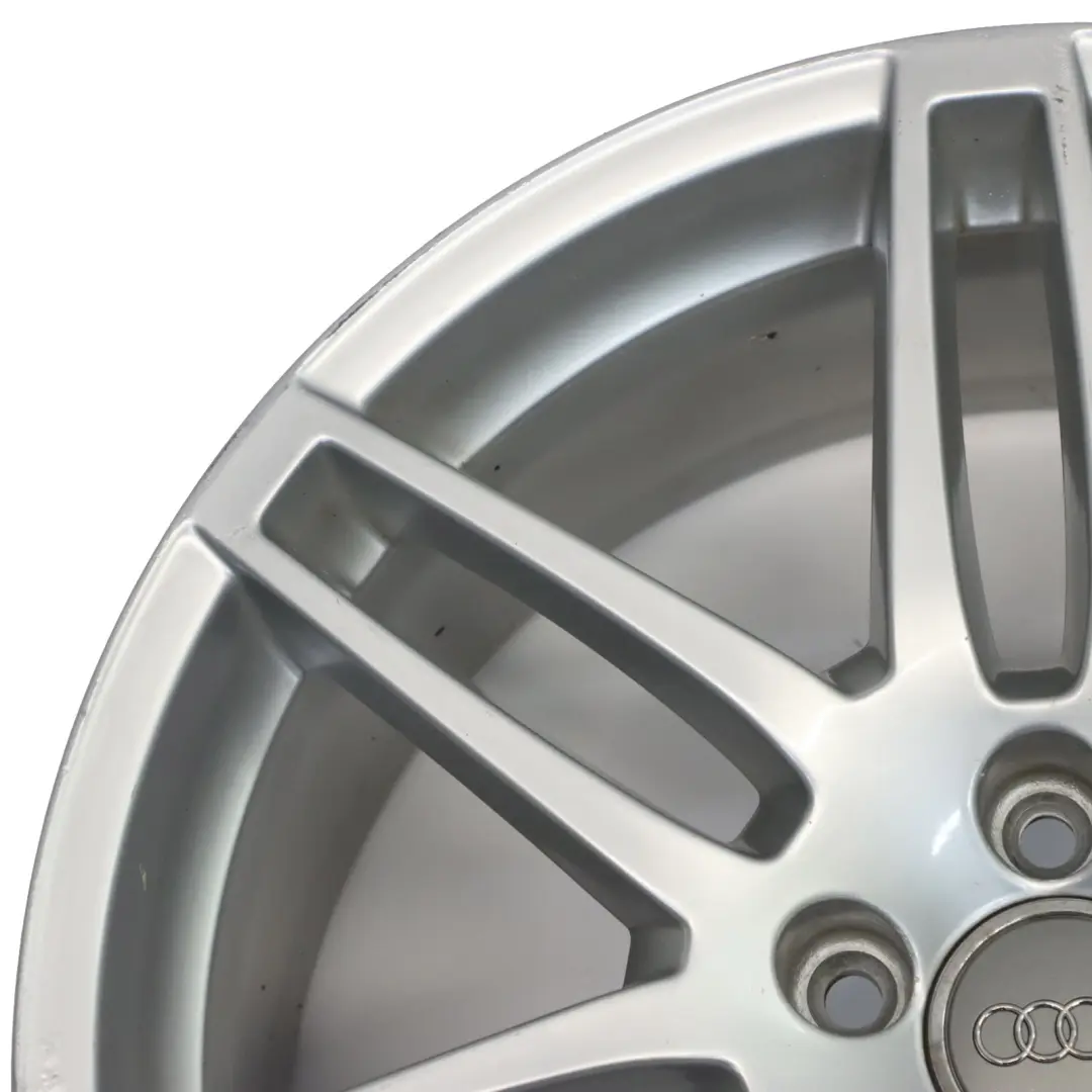 Audi A6 C6 Silver Wheel Alloy Rim 19" 8,5J ET:48 Twin Spoke Le Mans 4F0601025BA - SKU 4F0601025BA-4 - Part number 4F06010258A