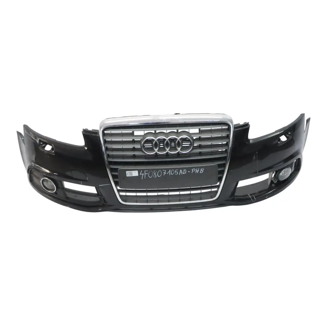 Audi A6 C6 Zderzak Przedni Phantom Black Czarny - Z9Y - SKU 4F0807105AD-PHB - Numer Części 4F0807105AD