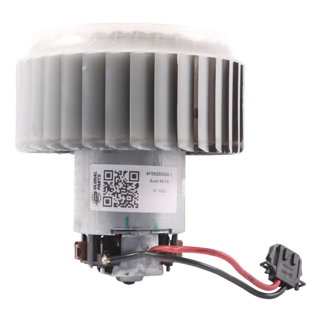 Heater Blower Motor Fan Unit 4F0820020A to Audi A6 C6 with Part number 4F0820020A-1 Audi A6 C6 Heater Blower Motor Fan Unit 4F0820020A - SKU 4F0820020A-1 - Part number 4F0820020A-1
