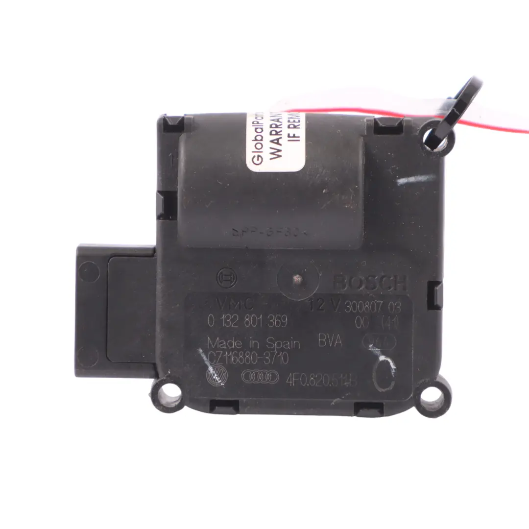 Heizung A/C Armaturenbrett Luftklappe Aktuator für Audi S8 D3 A8 4E mit Teilenummer 4F0820511B Audi S8 D3 A8 4E Heizung A/C Armaturenbrett Luftklappe Aktuator - SKU 4F0820511B - Teilenummer 4F0820511B