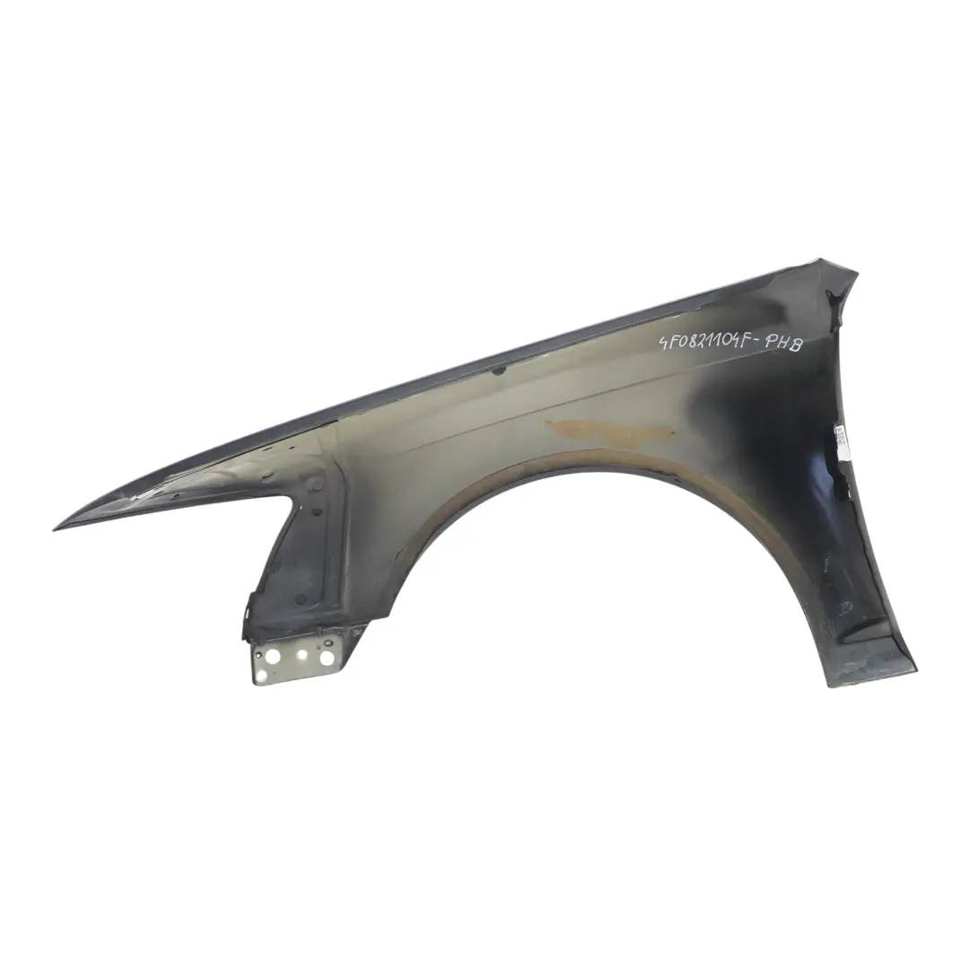 Audi A6 C6 Seitenteil vorne rechts Kotflügel Phantom Schwarz - Z9Y - SKU 4F0821104F-PHB - Teilenummer 4F0821104F