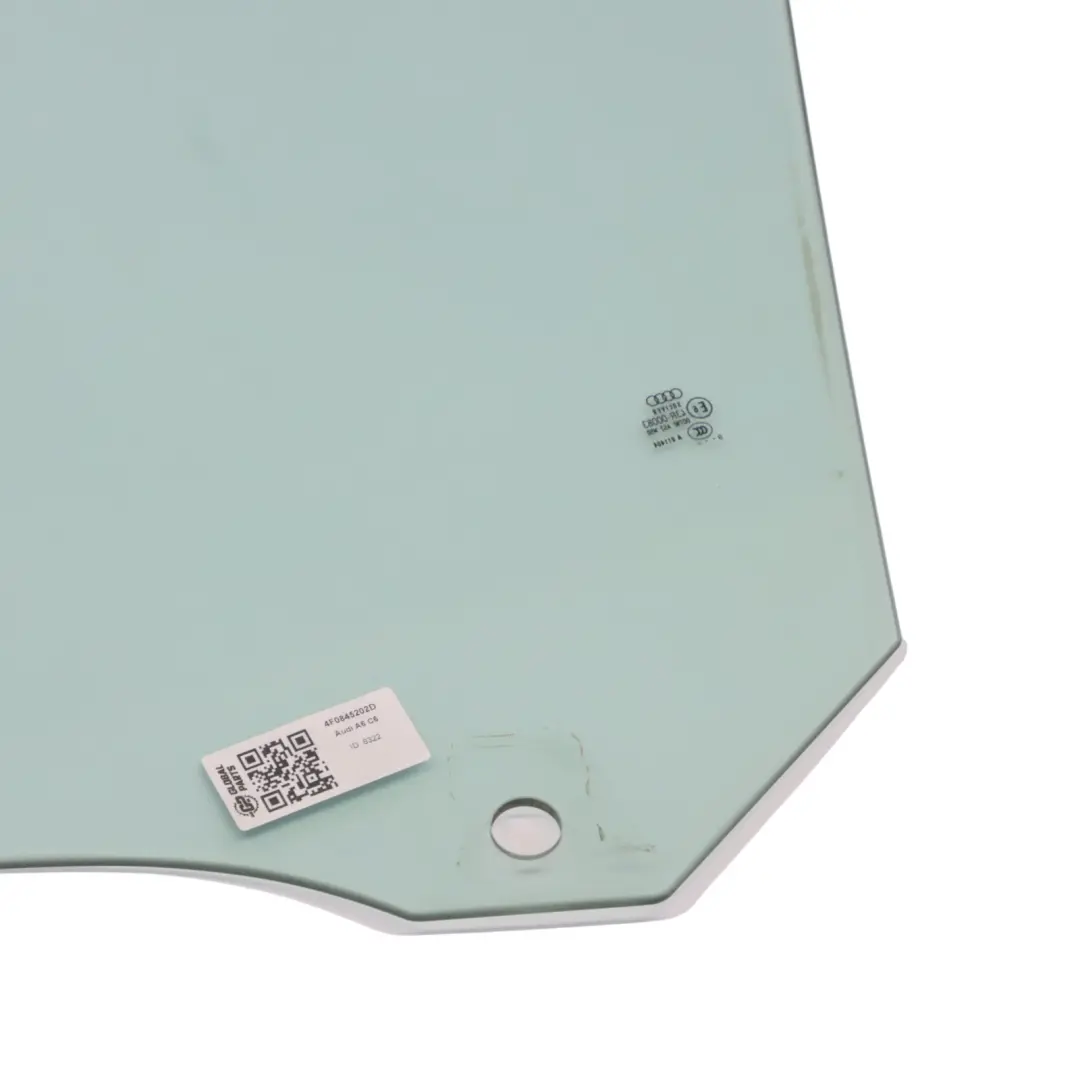 Vitre latérale avant droite AS2 Glazing Green pour Audi A6 C6 à propos du numéro de pièce 4F0845202D Audi A6 C6 Vitre latérale avant droite AS2 Glazing Green - SKU 4F0845202D - Numéro de pièce 4F0845202D