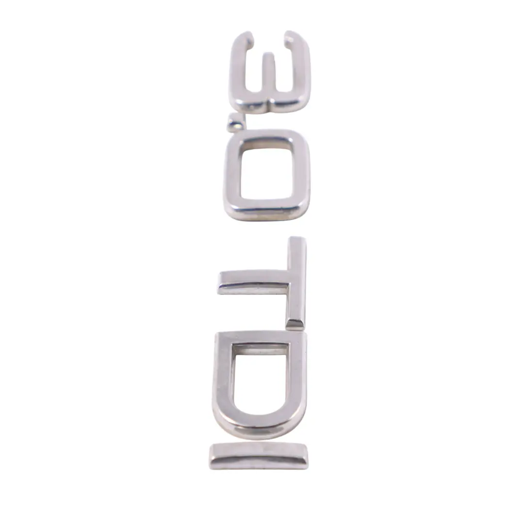 Trunk Rear Badge Emblem Lettering 3.0 TDI 8L0853735 to Audi A5 8T Tailgate with Part number 4F0853743B Audi A5 8T Tailgate Trunk Rear Badge Emblem Lettering 3.0 TDI 8L0853735 - SKU 4F0853743B - Part number 4F0853743B