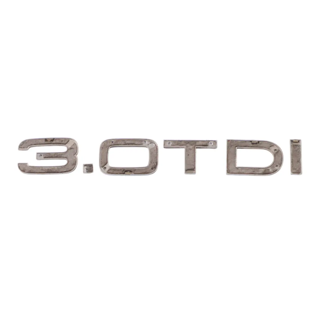 Audi A5 8T Tailgate Trunk Rear Badge Emblem Lettering 3.0 TDI 8L0853735 - SKU 4F0853743B - Part number 4F0853743B