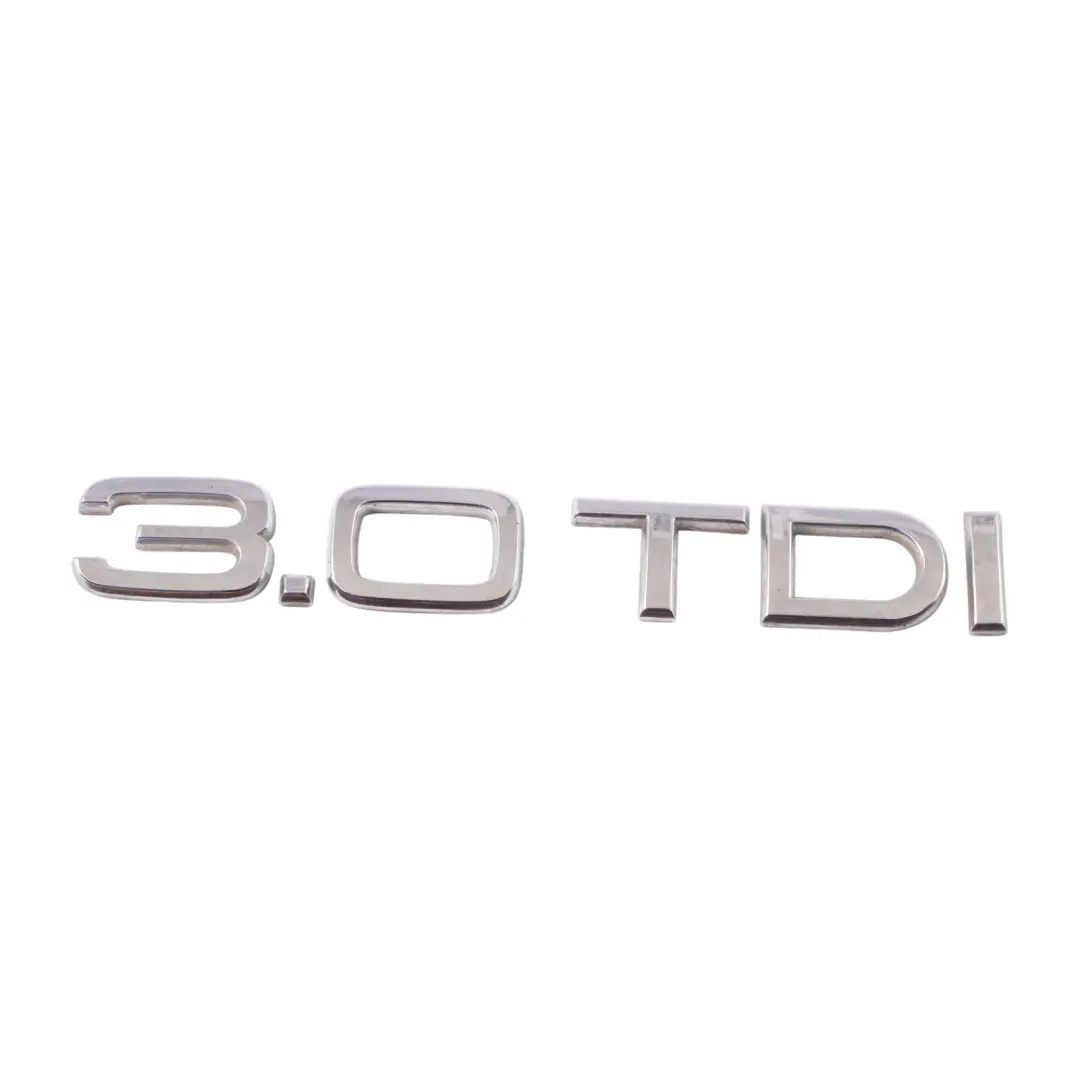 Audi A5 8T Tailgate Trunk Rear Badge Emblem Lettering 3.0 TDI 8L0853735 - SKU 4F0853743B - Part number 4F0853743B