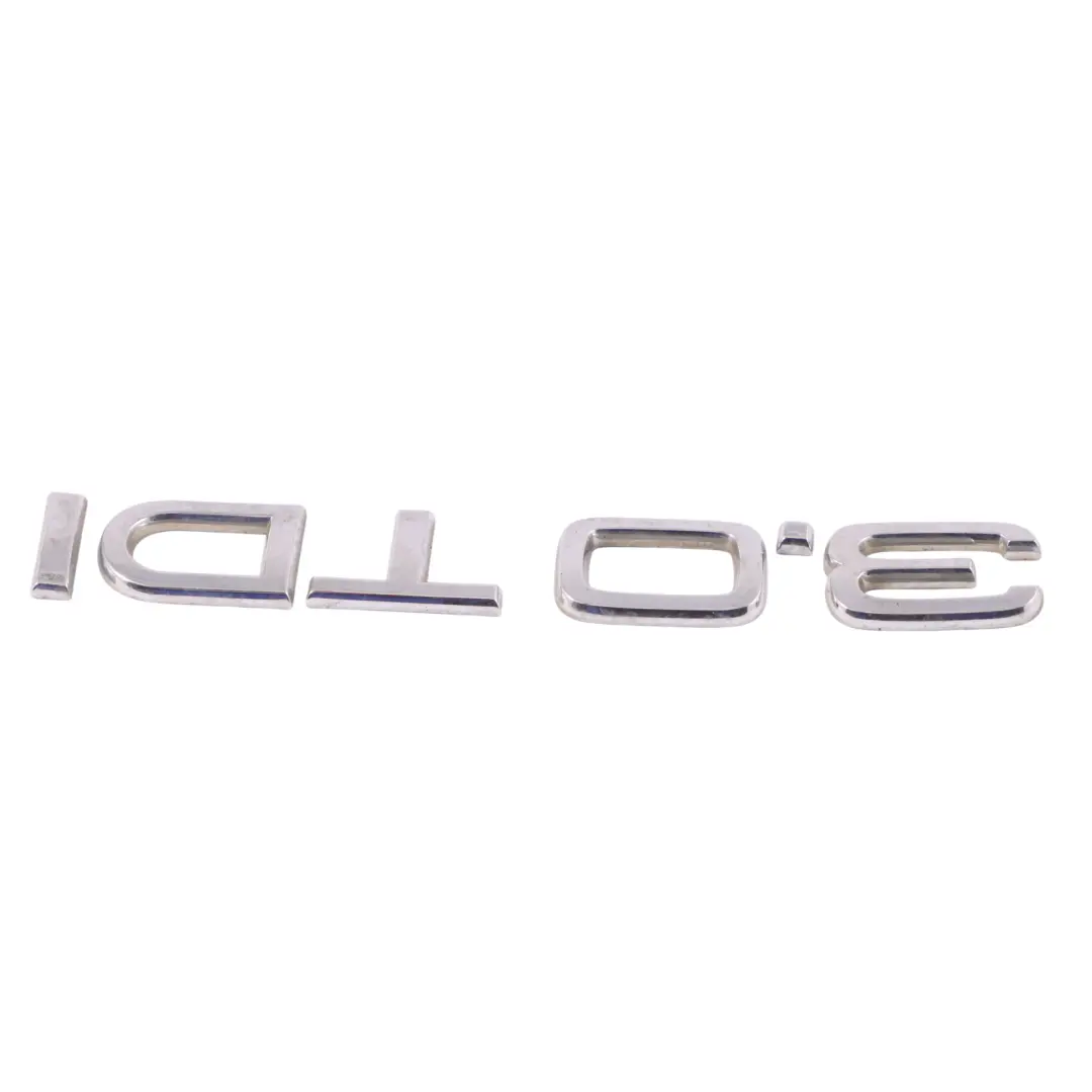 Audi A5 8T Tailgate Trunk Rear Badge Emblem Lettering 3.0 TDI 8L0853735 - SKU 4F0853743B - Part number 4F0853743B