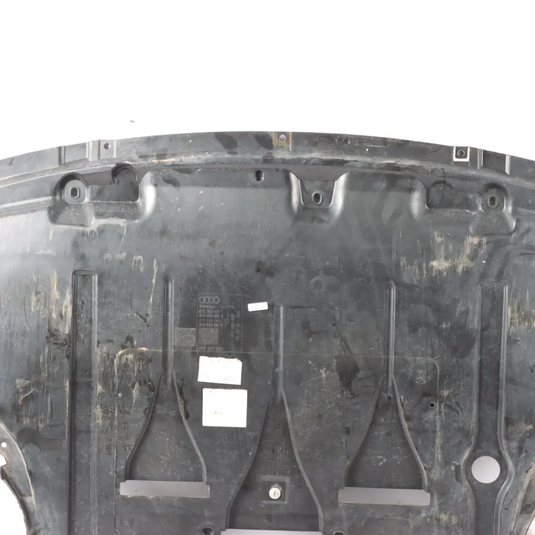 Under Engine Undertray Rust Shield to Audi A6 C6 with Part number 4F0863821T Audi A6 C6 Under Engine Undertray Rust Shield - SKU 4F0863821T - Part number 4F0863821T