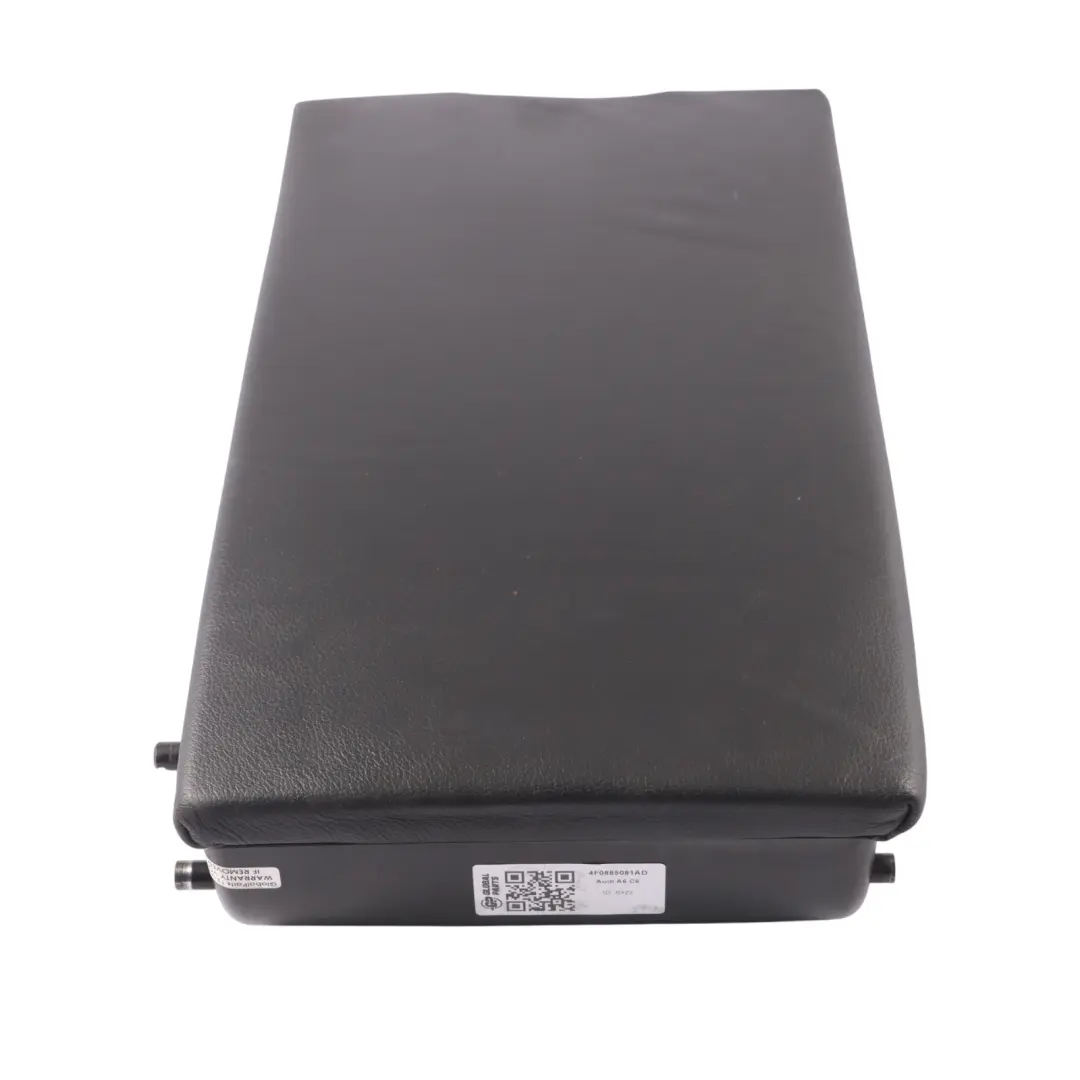 Audi A6 C6 4F Siège arrière accoudoir central Cuir Soul Noir - SKU 4F0885081AD - Numéro de pièce 4F0885081AD