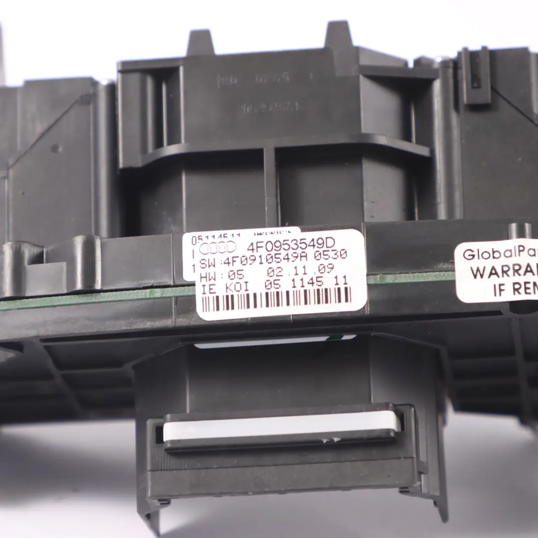 Indicatore Gruppo interruttore controllo velocità crociera per Audi A6 C6 con numero di parte 4F0953549D Audi A6 C6 Indicatore Gruppo interruttore controllo velocità crociera - SKU 4F0953549D - Numero di parte 4F0953549D