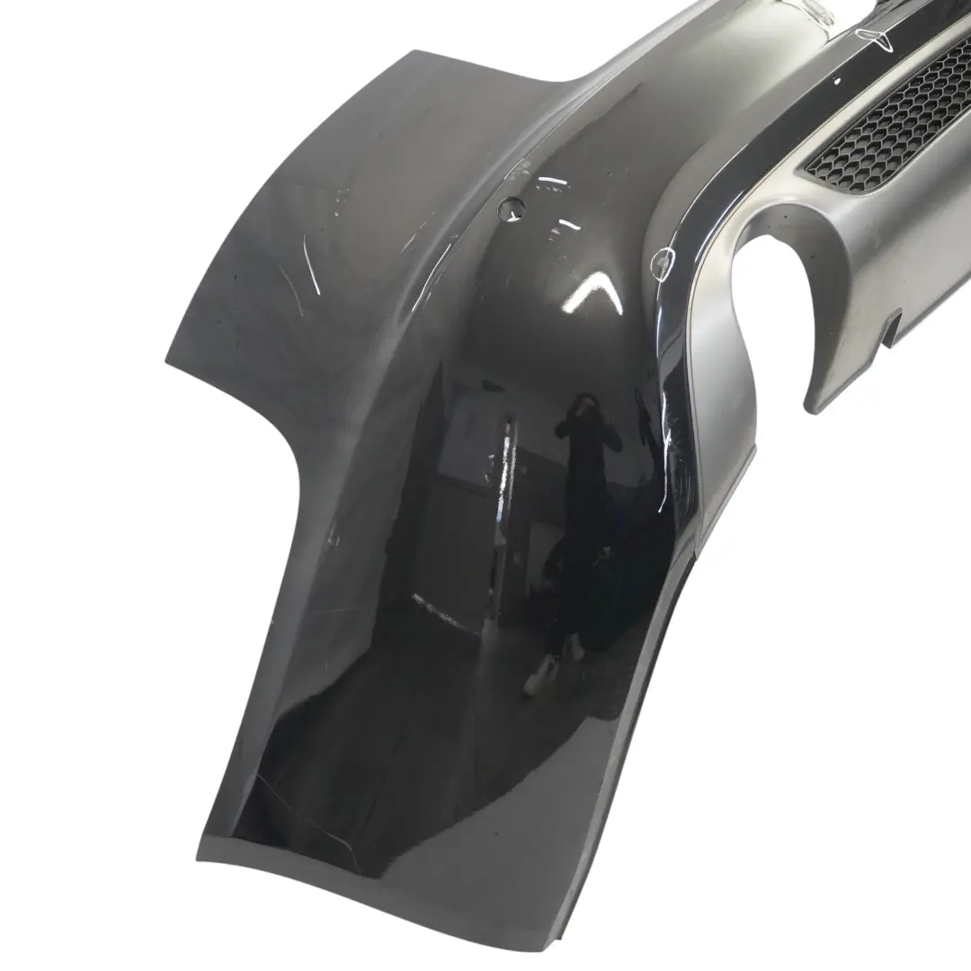 Audi A6 C6 Rear Bumper S Line Trim Panel Covering Phantom Black - Z9Y - SKU 4F5807303G-PHB - Part number 4F5807303G